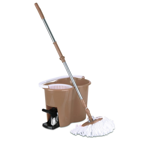 MOP OBROTOWY Z WIADREM VORTEX (BRĄZ) -ET- MOP OBROTOWY Z WIADREM VORTEX (BRĄZ) -ET-