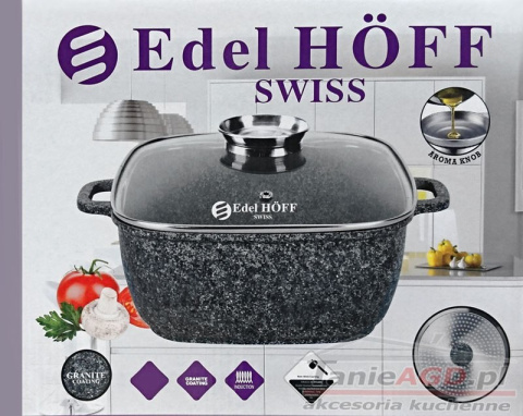 PRZECENA - BRYTFANNA / GARNEK MARMUROWY 3.0L 20cm EDEL HOFF EH-8549_PR1 PRZECENA - BRYTFANNA / GARNEK MARMUROWY 3.0L 20cm EDEL HOFF EH-8549_PR1