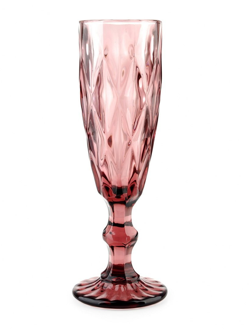 KOMPLET 6 KIELISZKÓW DO SZAMPANA 170ml ELISE PINK MONDEX HTID6408 KOMPLET 6 KIELISZKÓW DO SZAMPANA 170ml ELISE PINK MONDEX HTID6408