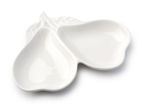 PORCELANOWY PÓŁMISEK / MISKA 2-DZIELNA GRUSZKA MONDEX HTNA6223 PORCELANOWY PÓŁMISEK / MISKA 2-DZIELNA GRUSZKA MONDEX HTNA6223