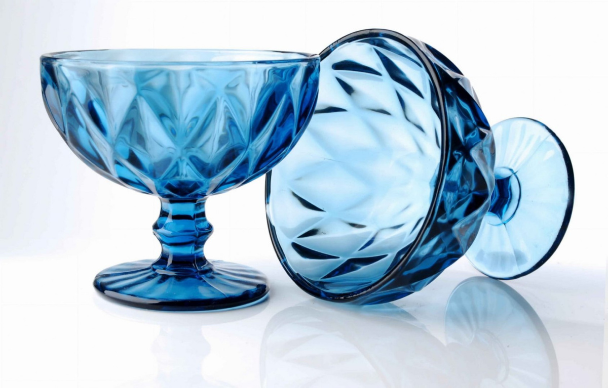 KOMPLET 6 PUCHARKÓW 300ml ELISE BLUE MONDEX HTID1640 KOMPLET 6 PUCHARKÓW 300ml ELISE BLUE MONDEX HTID1640