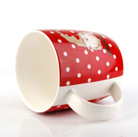 KUBEK PORCELANOWY 350ml CZERWONY TEODOR MONDEX HTP8747 KUBEK PORCELANOWY 350ml CZERWONY TEODOR MONDEX HTP8747