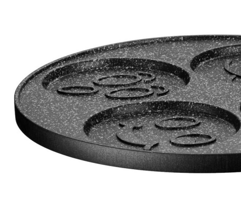 PATELNIA DO NALEŚNIKÓW 27cm 4-SMILEYS KiNGHOFF KH-1366 PATELNIA DO NALEŚNIKÓW 27cm 4-SMILEYS KiNGHOFF KH-1366