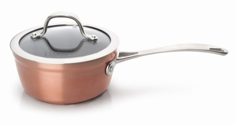 RONDEL ZE STALI NIERDZEWNEJ Z POKRYWKĄ 16cm 1.5L MIEDZIANY COOKINI HTXA4719 RONDEL ZE STALI NIERDZEWNEJ Z POKRYWKĄ 16cm 1.5L MIEDZIANY COOKINI HTXA4719