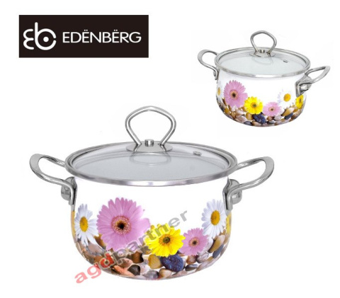 GARNEK EMALIOWANY 4.2L EDENBERG FLOWERS EB-1783 GARNEK EMALIOWANY 4.2L EDENBERG FLOWERS EB-1783
