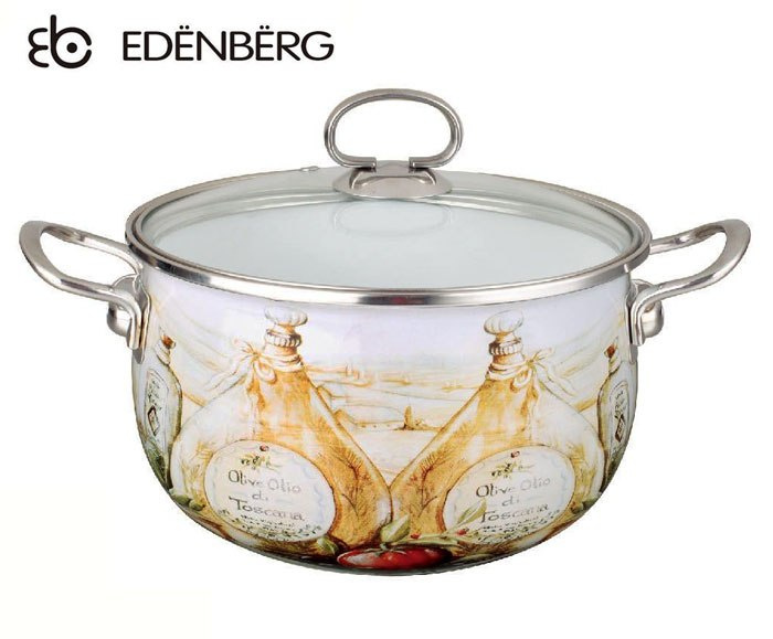 GARNEK EMALIOWANY 6.8L EDENBERG FLOWERS EB-1784 GARNEK EMALIOWANY 6.8L EDENBERG FLOWERS EB-1784