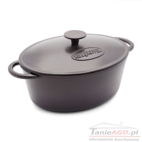 BRYTFANNA / GĘSIARKA ŻELIWNA EMALIOWANA 4.0L CZARNA KONIGHOFFER KG-6194 BRYTFANNA / GĘSIARKA ŻELIWNA EMALIOWANA 4.0L CZARNA KONIGHOFFER KG-6194