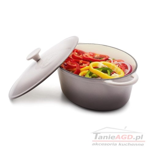 BRYTFANNA / GĘSIARKA ŻELIWNA EMALIOWANA 4.0L SZARA KONIGHOFFER KG-8756 BRYTFANNA / GĘSIARKA ŻELIWNA EMALIOWANA 4.0L SZARA KONIGHOFFER KG-8756
