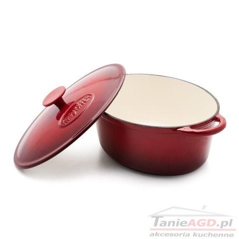 BRYTFANNA / GĘSIARKA ŻELIWNA EMALIOWANA 4.0L WIŚNIOWA KONIGHOFFER KG-6552 BRYTFANNA / GĘSIARKA ŻELIWNA EMALIOWANA 4.0L WIŚNIOWA KONIGHOFFER KG-6552