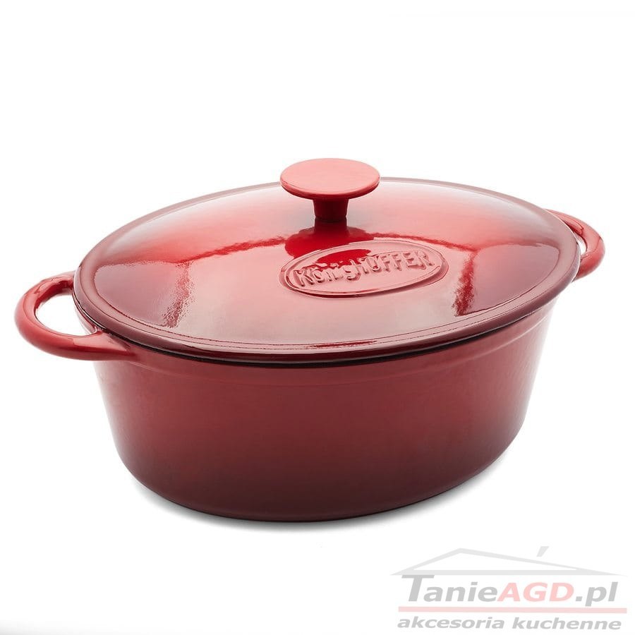 BRYTFANNA / GĘSIARKA ŻELIWNA EMALIOWANA 4.0L WIŚNIOWA KONIGHOFFER KG-6552 BRYTFANNA / GĘSIARKA ŻELIWNA EMALIOWANA 4.0L WIŚNIOWA KONIGHOFFER KG-6552