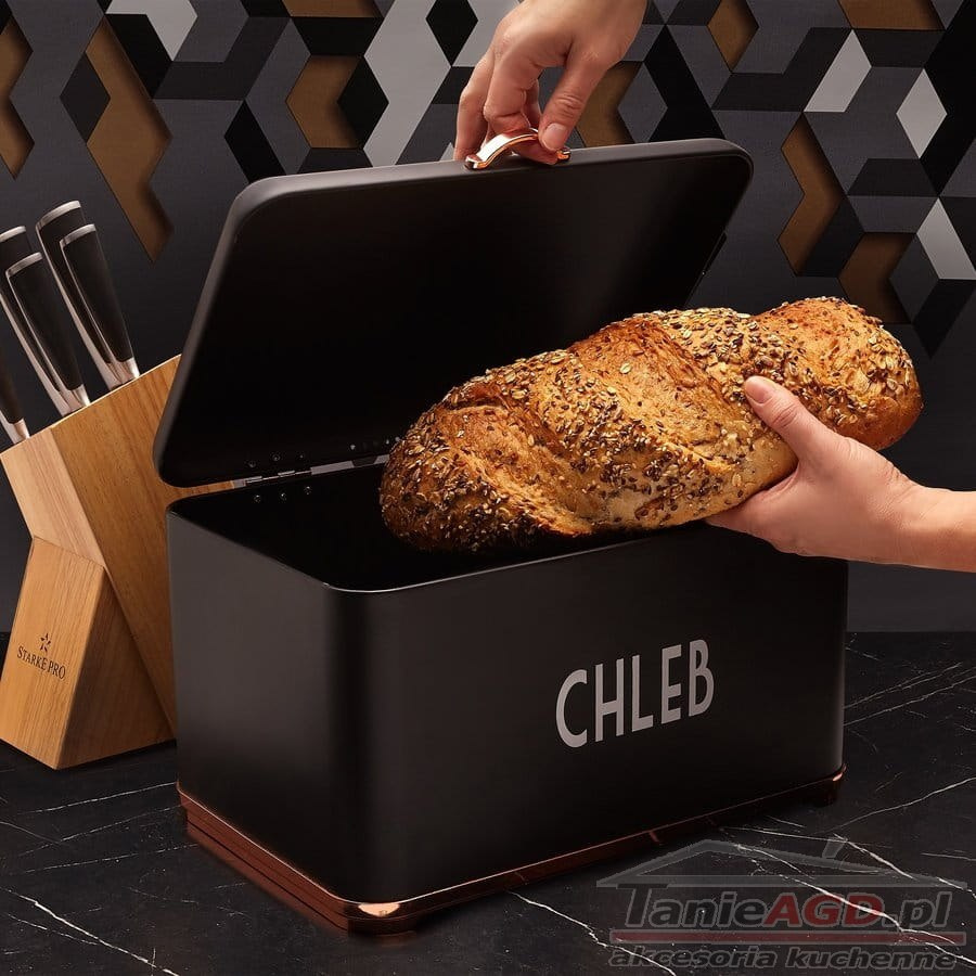 CHLEBAK STALOWY 35x25x22.5cm STARKE PRO HARPER 6048 CHLEBAK STALOWY 35x25x22.5cm STARKE PRO HARPER 6048