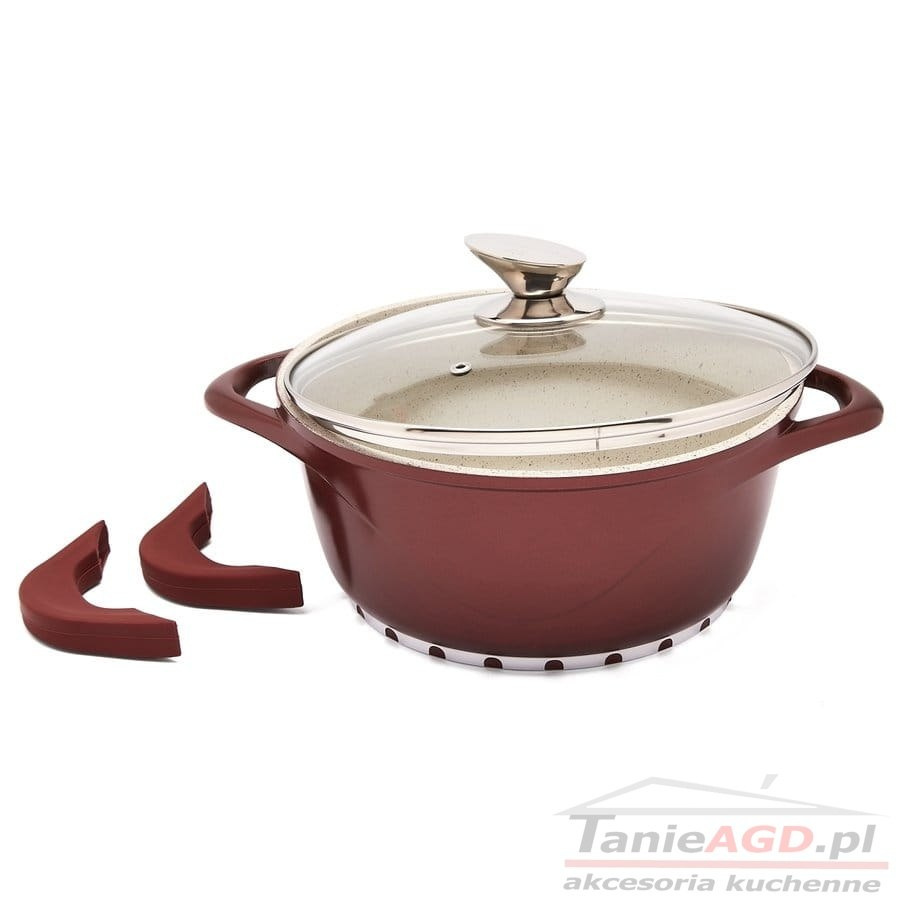 GARNEK ALUMINIOWY Z POKRYWKĄ 24cm STARKE PRO VICTORIA GARNEK ALUMINIOWY Z POKRYWKĄ 24cm STARKE PRO VICTORIA