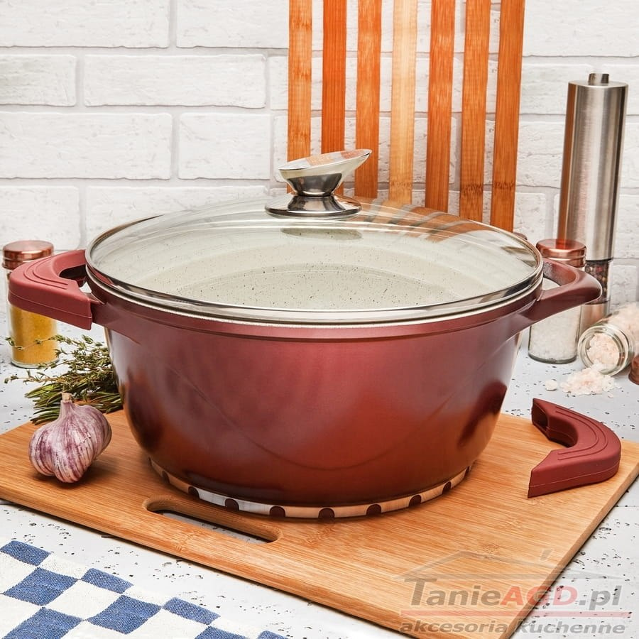 GARNEK ALUMINIOWY Z POKRYWKĄ 24cm STARKE PRO VICTORIA GARNEK ALUMINIOWY Z POKRYWKĄ 24cm STARKE PRO VICTORIA