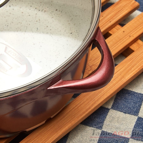 GARNEK ALUMINIOWY Z POKRYWKĄ 24cm STARKE PRO VICTORIA GARNEK ALUMINIOWY Z POKRYWKĄ 24cm STARKE PRO VICTORIA