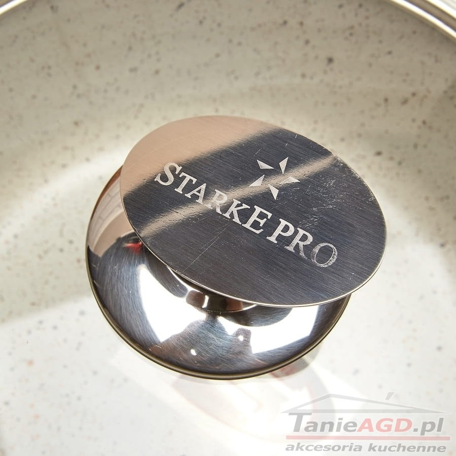 GARNEK ALUMINIOWY Z POKRYWKĄ 24cm STARKE PRO VICTORIA GARNEK ALUMINIOWY Z POKRYWKĄ 24cm STARKE PRO VICTORIA