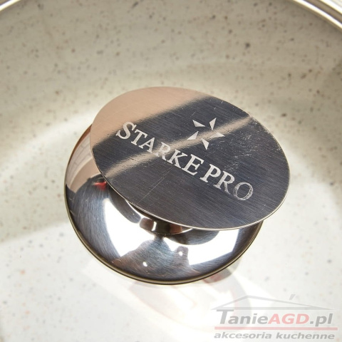 GARNEK ALUMINIOWY Z POKRYWKĄ 24cm STARKE PRO VICTORIA GARNEK ALUMINIOWY Z POKRYWKĄ 24cm STARKE PRO VICTORIA