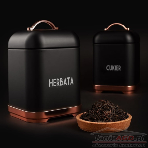 KOMPLET 3 POJEMNIKÓW KAWA/HERBATA/CUKIER STARKE PRO HARPER 6055 KOMPLET 3 POJEMNIKÓW KAWA/HERBATA/CUKIER STARKE PRO HARPER 6055