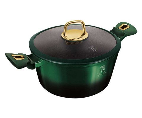 GARNEK GRANITOWY 4.1L 24CM BERLINGER HAUS METALLIC LINE EMERALD BH-6058 GARNEK GRANITOWY 4.1L 24CM BERLINGER HAUS METALLIC LINE EMERALD BH-6058