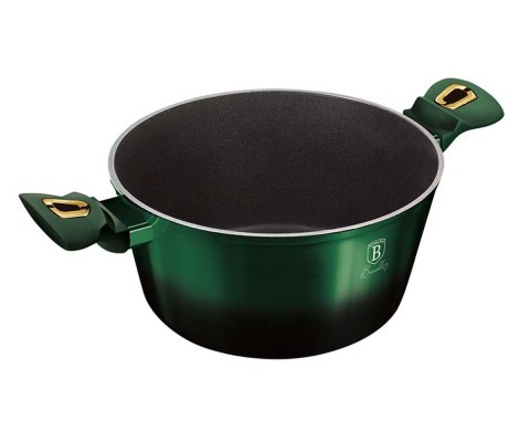 GARNEK GRANITOWY 4.1L 24CM BERLINGER HAUS METALLIC LINE EMERALD BH-6058 GARNEK GRANITOWY 4.1L 24CM BERLINGER HAUS METALLIC LINE EMERALD BH-6058