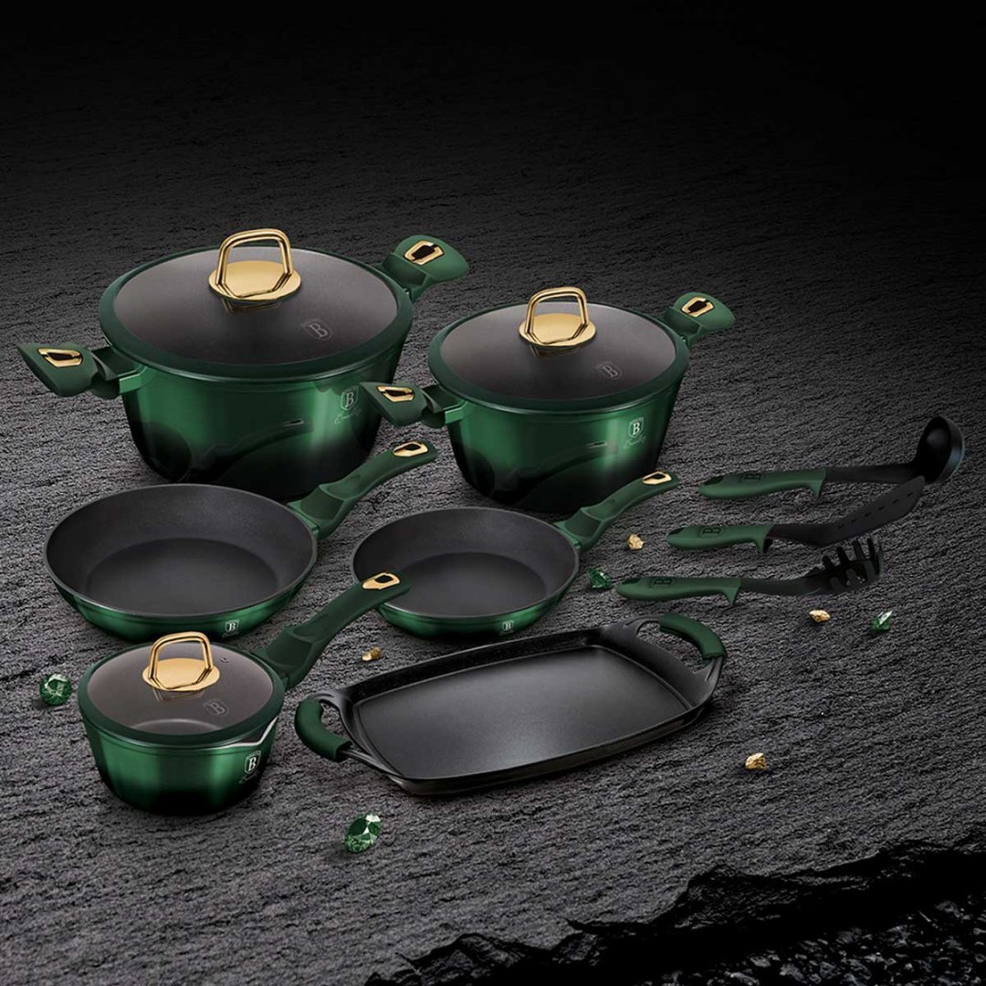 GARNKI 12 EL. BERLINGER HAUS METALLIC EMERALD LINE BH-6066 GARNKI 12 EL. BERLINGER HAUS METALLIC EMERALD LINE BH-6066
