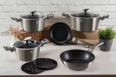 GARNKI BERLINGER HAUS 17 ELE METALLIC CARBON LINE BH-6163 GARNKI BERLINGER HAUS 17 ELE METALLIC CARBON LINE BH-6163