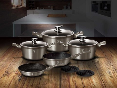GARNKI BERLINGER HAUS 17 ELE METALLIC CARBON LINE BH-6163 GARNKI BERLINGER HAUS 17 ELE METALLIC CARBON LINE BH-6163