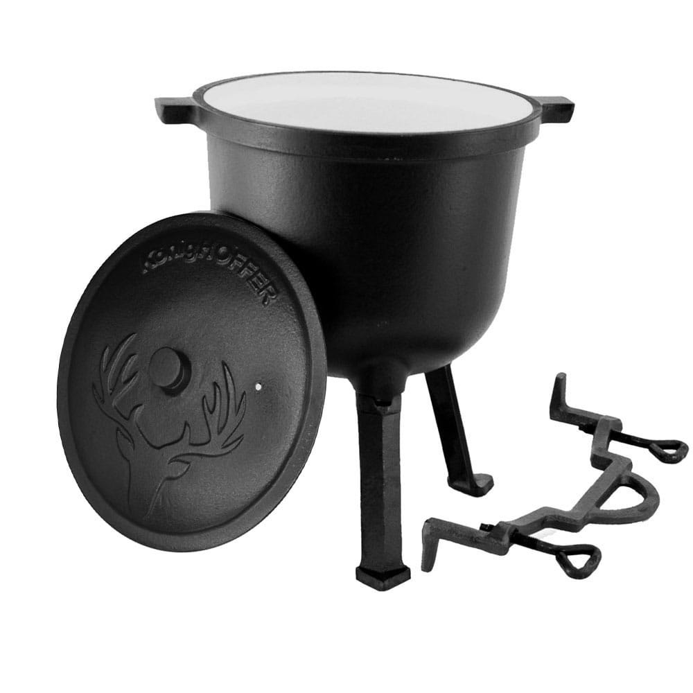 KOCIOŁEK ŻELIWNY MYŚLIWSKI 10L EMALIOWANY KONIGHOFFER KG-1104 KOCIOŁEK ŻELIWNY MYŚLIWSKI 10L EMALIOWANY KONIGHOFFER KG-1104