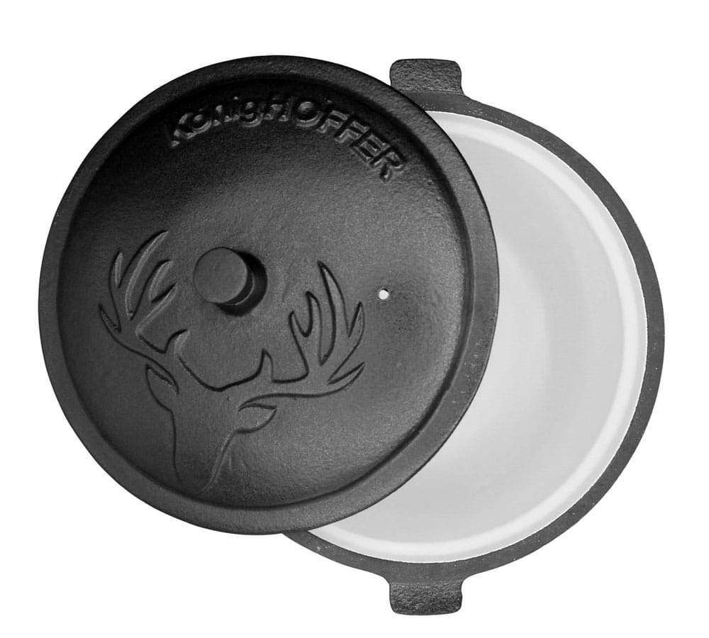KOCIOŁEK ŻELIWNY MYŚLIWSKI 10L EMALIOWANY KONIGHOFFER KG-1104 KOCIOŁEK ŻELIWNY MYŚLIWSKI 10L EMALIOWANY KONIGHOFFER KG-1104