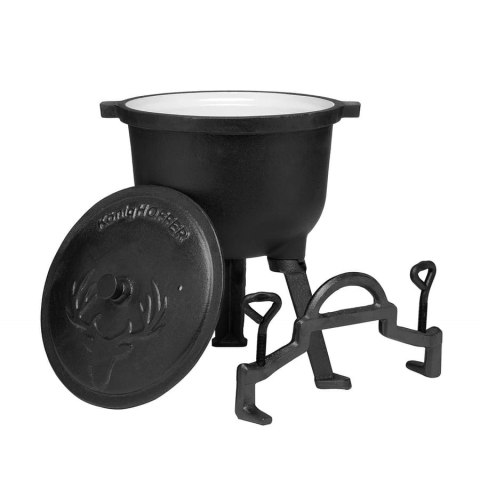 KOCIOŁEK ŻELIWNY MYŚLIWSKI 5L EMALIOWANY KONIGHOFFER KG-1081 KOCIOŁEK ŻELIWNY MYŚLIWSKI 5L EMALIOWANY KONIGHOFFER KG-1081