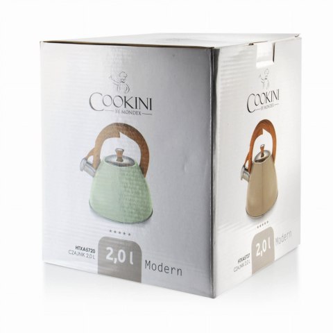 CZAJNIK STAL NIERDZ. 2.0L COOKINI MODERN SZARY HTXA5737 CZAJNIK STAL NIERDZ. 2.0L COOKINI MODERN SZARY HTXA5737