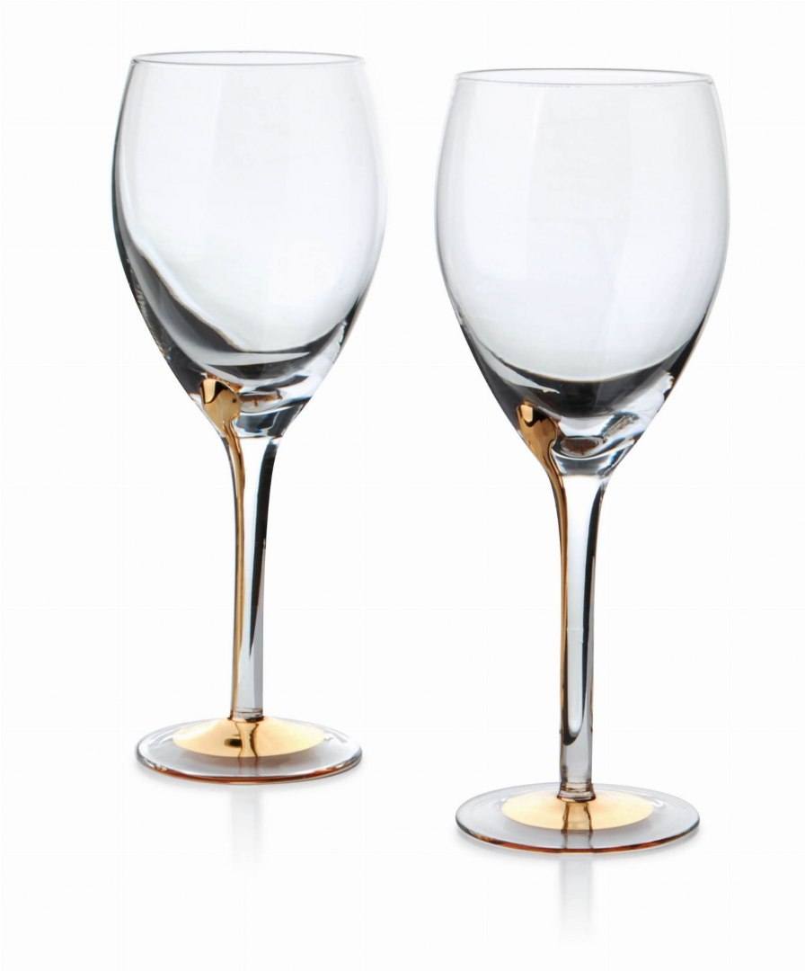 KOMPLET KIELISZKÓW DO WINA 490ML MIRELLA GOLD MONDEX HTID9576 KOMPLET KIELISZKÓW DO WINA 490ML MIRELLA GOLD MONDEX HTID9576