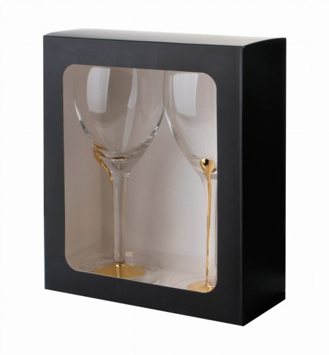 KOMPLET KIELISZKÓW DO WINA 490ML MIRELLA GOLD MONDEX HTID9576 KOMPLET KIELISZKÓW DO WINA 490ML MIRELLA GOLD MONDEX HTID9576