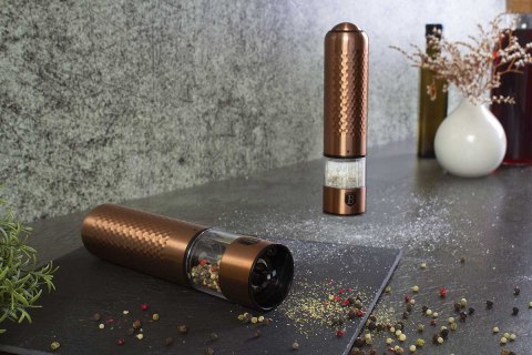 ZESTAW 2 MŁYNKÓW ELEKTRYCZNYCH DO PIEPRZU I SOLI BERLINGER HAUS ROSEGOLD BH-6415 ZESTAW 2 MŁYNKÓW ELEKTRYCZNYCH DO PIEPRZU I SOLI BERLINGER HAUS ROSEGOLD BH-6415