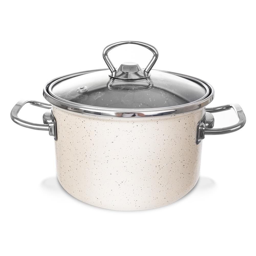 GARNEK EMALIOWANY 16cm 2.1L Z POWŁOKĄ GRANITOWĄ ORION 113140 GARNEK EMALIOWANY 16cm 2.1L Z POWŁOKĄ GRANITOWĄ ORION 113140