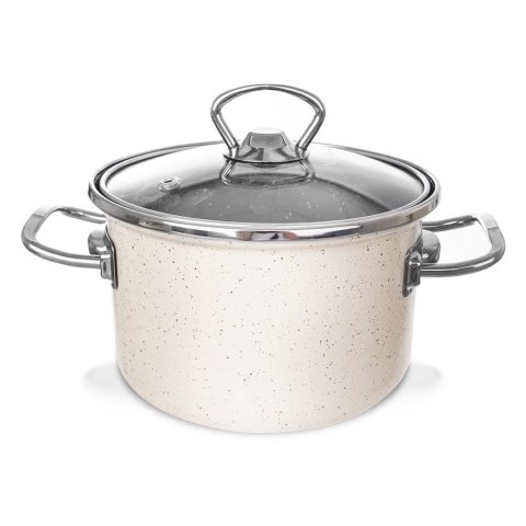 GARNEK EMALIOWANY 16cm 2.1L Z POWŁOKĄ GRANITOWĄ ORION 113140 GARNEK EMALIOWANY 16cm 2.1L Z POWŁOKĄ GRANITOWĄ ORION 113140