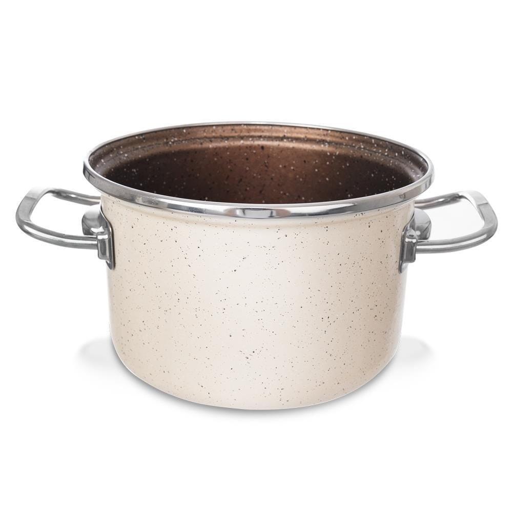 GARNEK EMALIOWANY 16cm 2.1L Z POWŁOKĄ GRANITOWĄ ORION 113140 GARNEK EMALIOWANY 16cm 2.1L Z POWŁOKĄ GRANITOWĄ ORION 113140