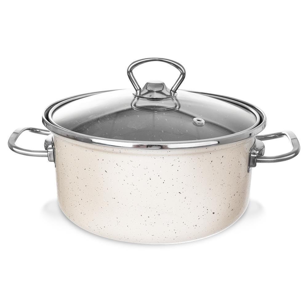 GARNEK EMALIOWANY 20cm 2.8L Z POWŁOKĄ GRANITOWĄ ORION 113144 GARNEK EMALIOWANY 20cm 2.8L Z POWŁOKĄ GRANITOWĄ ORION 113144