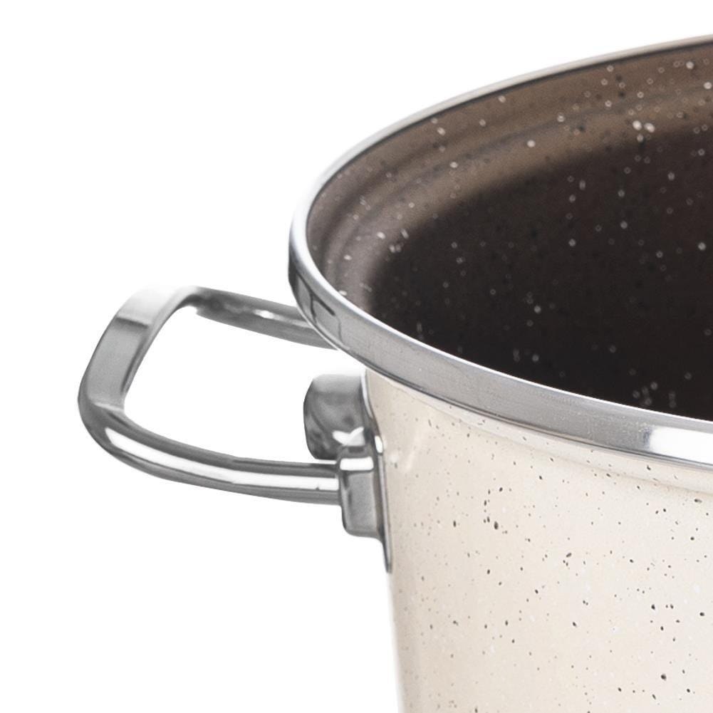 GARNEK EMALIOWANY 20cm 2.8L Z POWŁOKĄ GRANITOWĄ ORION 113144 GARNEK EMALIOWANY 20cm 2.8L Z POWŁOKĄ GRANITOWĄ ORION 113144