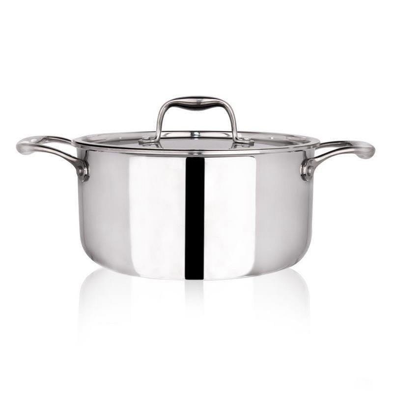 GARNEK ZE STALI NIERDZ. 18/10 22cm 4.1L Z POKR. ROYAL ORION 113123 GARNEK ZE STALI NIERDZ. 18/10 22cm 4.1L Z POKR. ROYAL ORION 113123