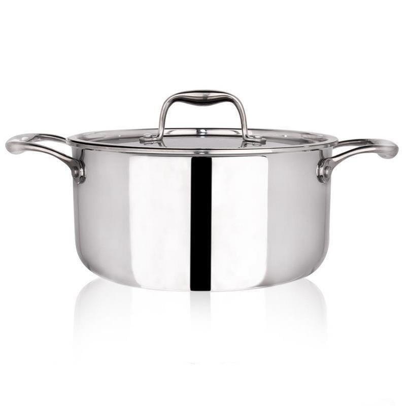 GARNEK ZE STALI NIERDZ. 18/10 24cm 5.4L Z POKR. ROYAL ORION 113124 GARNEK ZE STALI NIERDZ. 18/10 24cm 5.4L Z POKR. ROYAL ORION 113124