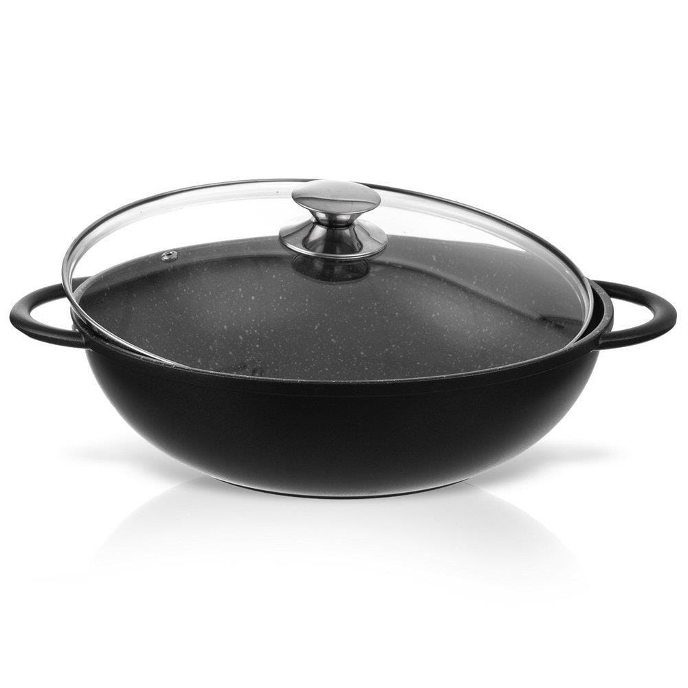 WOK GRANITOWY 32cm Z POKR. ORION GRANDE 112979 WOK GRANITOWY 32cm Z POKR. ORION GRANDE 112979