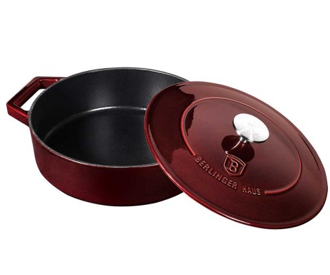 EMALIOWANY GARNEK ŻELIWNY 26cm 2.6L BERLINGER HAUS BH-6498 EMALIOWANY GARNEK ŻELIWNY 26cm 2.6L BERLINGER HAUS BH-6498