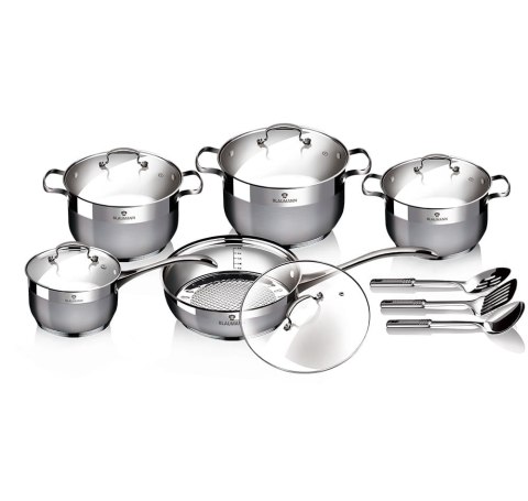 ZESTAW GARNKÓW ZE STALI NIERDZ. 13 EL. BLAUMANN GOURMET LINE BL-3196 ZESTAW GARNKÓW ZE STALI NIERDZ. 13 EL. BLAUMANN GOURMET LINE BL-3196