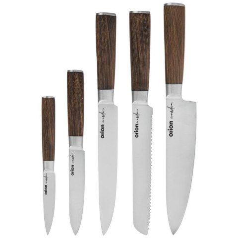ZESTAW NOŻY KUCHENNYCH 5 EL. ORION WOODEN 831149 ZESTAW NOŻY KUCHENNYCH 5 EL. ORION WOODEN 831149