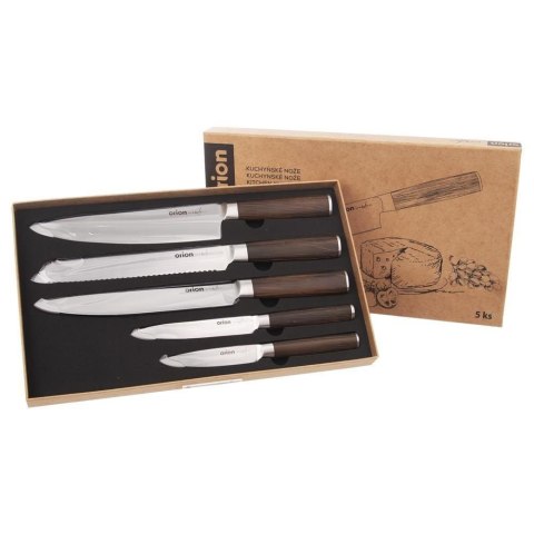 ZESTAW NOŻY KUCHENNYCH 5 EL. ORION WOODEN 831149 ZESTAW NOŻY KUCHENNYCH 5 EL. ORION WOODEN 831149