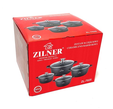 GARNKI GRANITOWE 8 EL. ZILNER ZL-7025 GARNKI GRANITOWE 8 EL. ZILNER ZL-7025