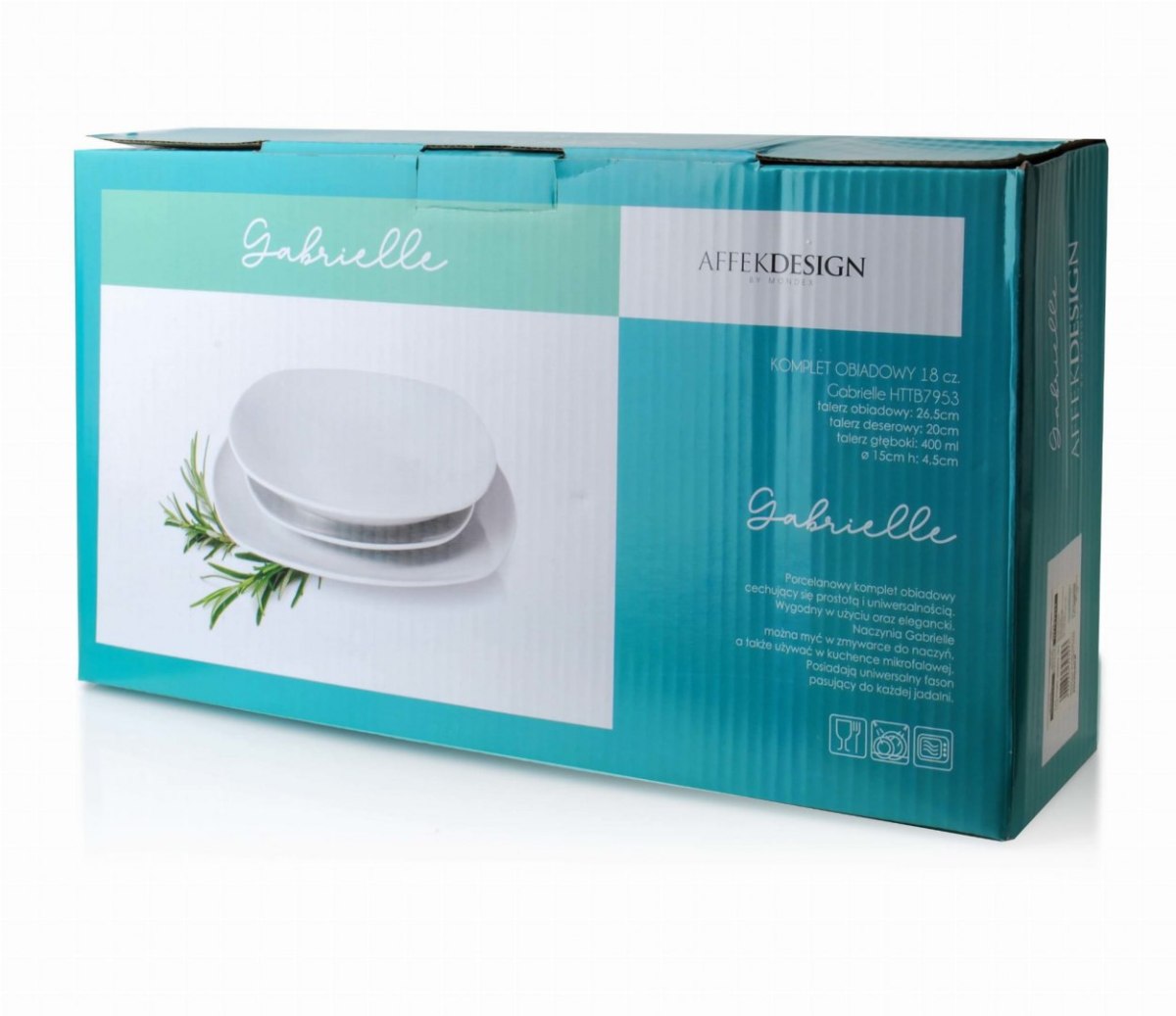 KOMPLET OBIADOWY 18 EL. GABRIELLE MONDEX HTTB7953 KOMPLET OBIADOWY 18 EL. GABRIELLE MONDEX HTTB7953