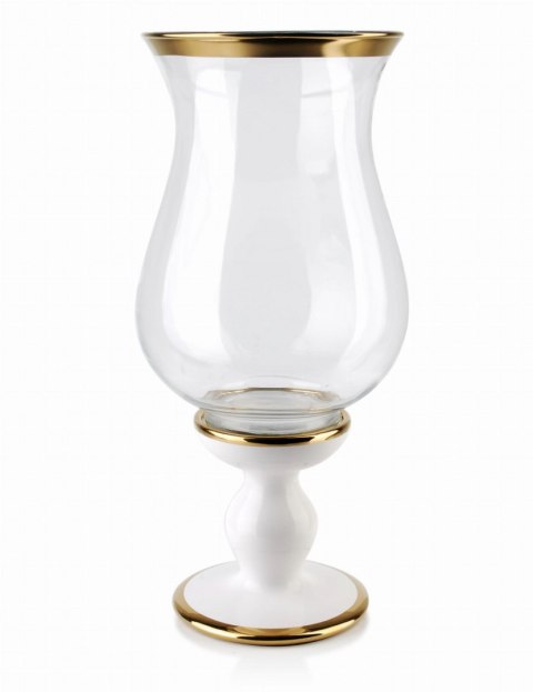 ŚWIECZNIK CERAMICZNY ZŁOTY RITA MONDEX HTRD2034 ŚWIECZNIK CERAMICZNY ZŁOTY RITA MONDEX HTRD2034