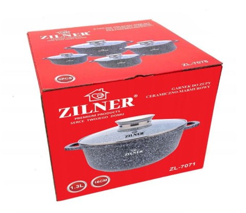 GARNEK MARMUROWY 1.3L / 16cm ZILNER ZL-7071 GARNEK MARMUROWY 1.3L / 16cm ZILNER ZL-7071