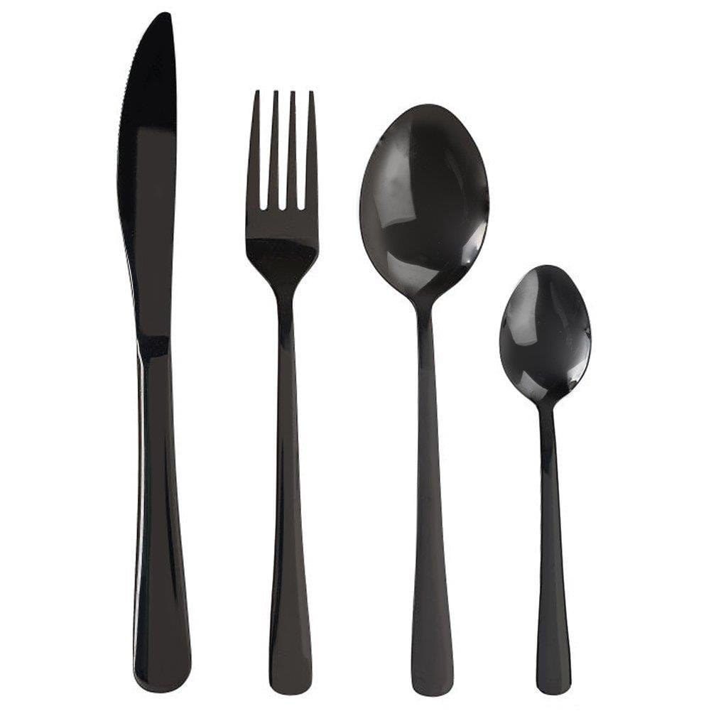 KOMPLET SZTUĆCÓW 16 EL. CZARNE BŁYSZCZĄCE EXCELLENT HOUSEWARE 142357 KOMPLET SZTUĆCÓW 16 EL. CZARNE BŁYSZCZĄCE EXCELLENT HOUSEWARE 142357